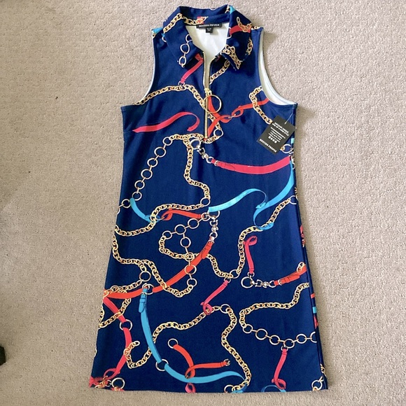 New BOSTON PROPER Status Zip Collared Dress, XS. - Picture 3 of 12